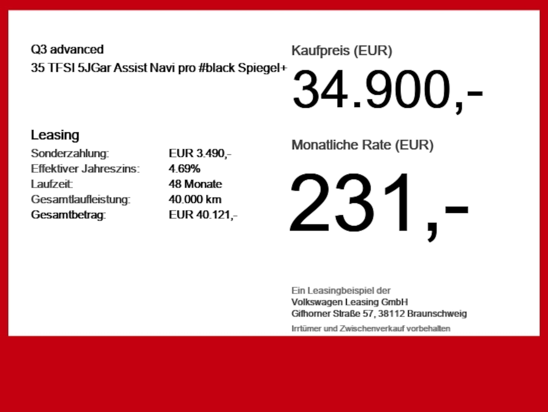 Audi Q3 SUV advanced