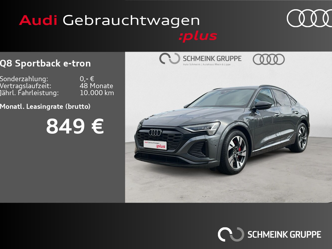 Image about Audi Q8 Sportback e-tron S line 55 e-tron quattro