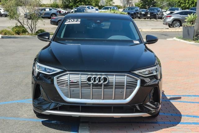 Used 2022 Audi e-tron Sportback Premium with VIN WA11AAGE4NB020038 for sale in Mission Viejo, CA