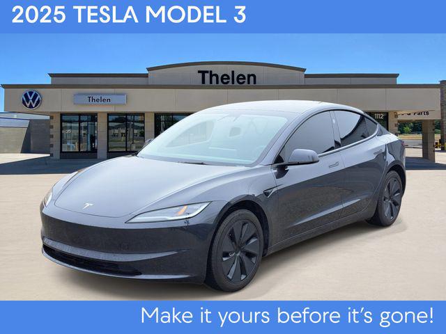 Used 2025 Tesla Model 3 Long Range with VIN 5YJ3E1EA4SF904489 for sale in Bay City, MI