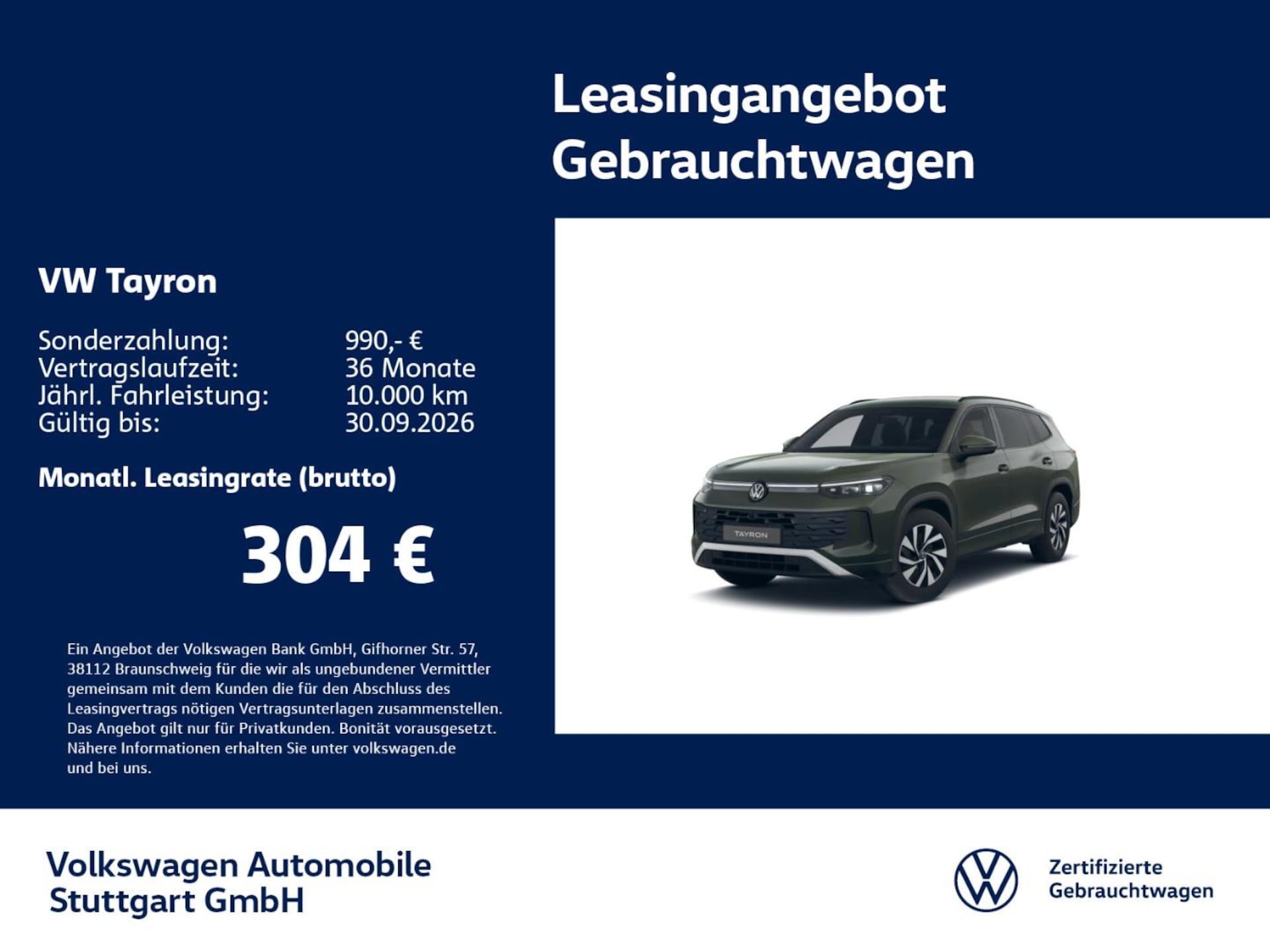 Volkswagen Tayron Life