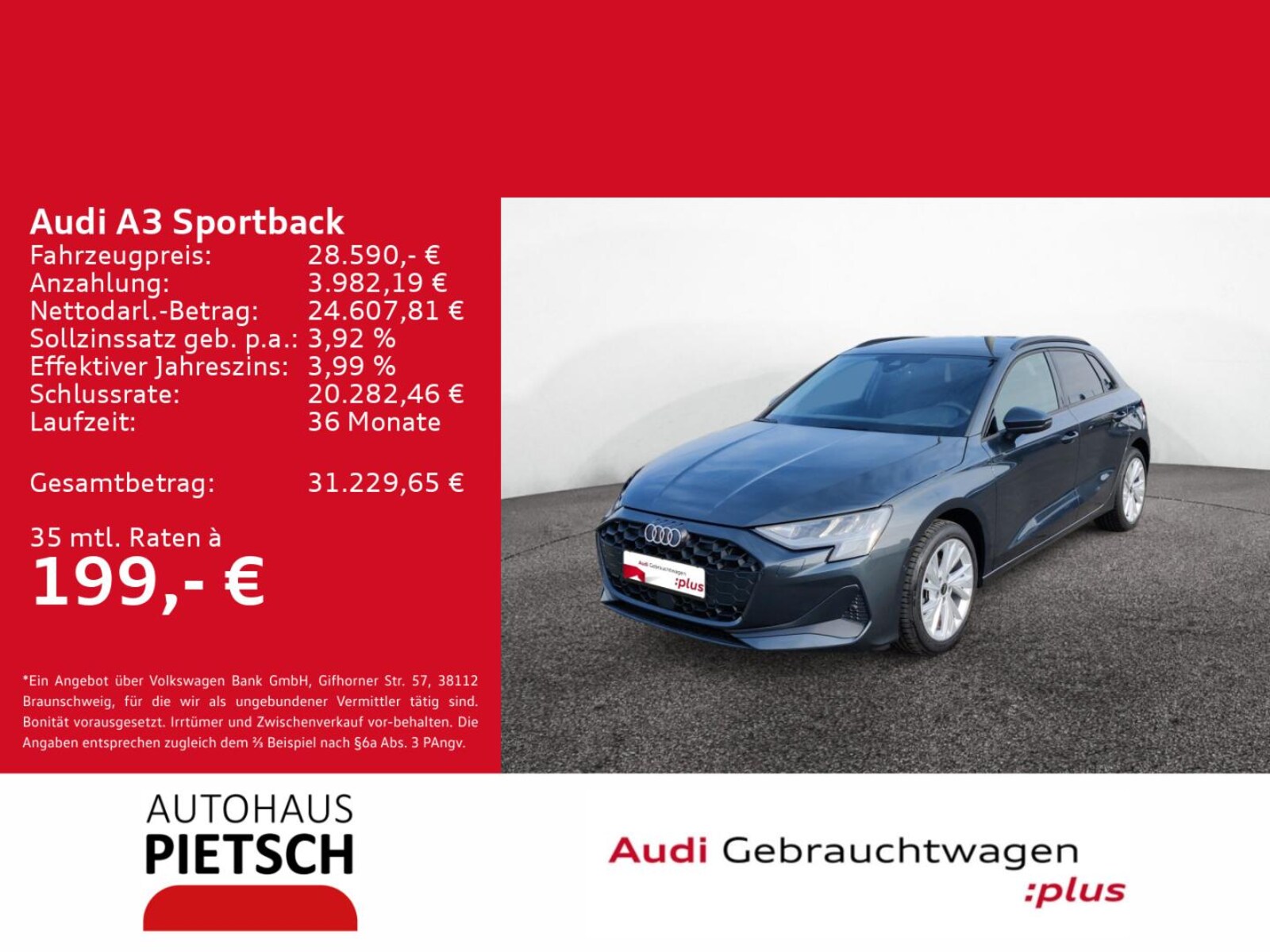 Audi A3 Sportback – Bild 2