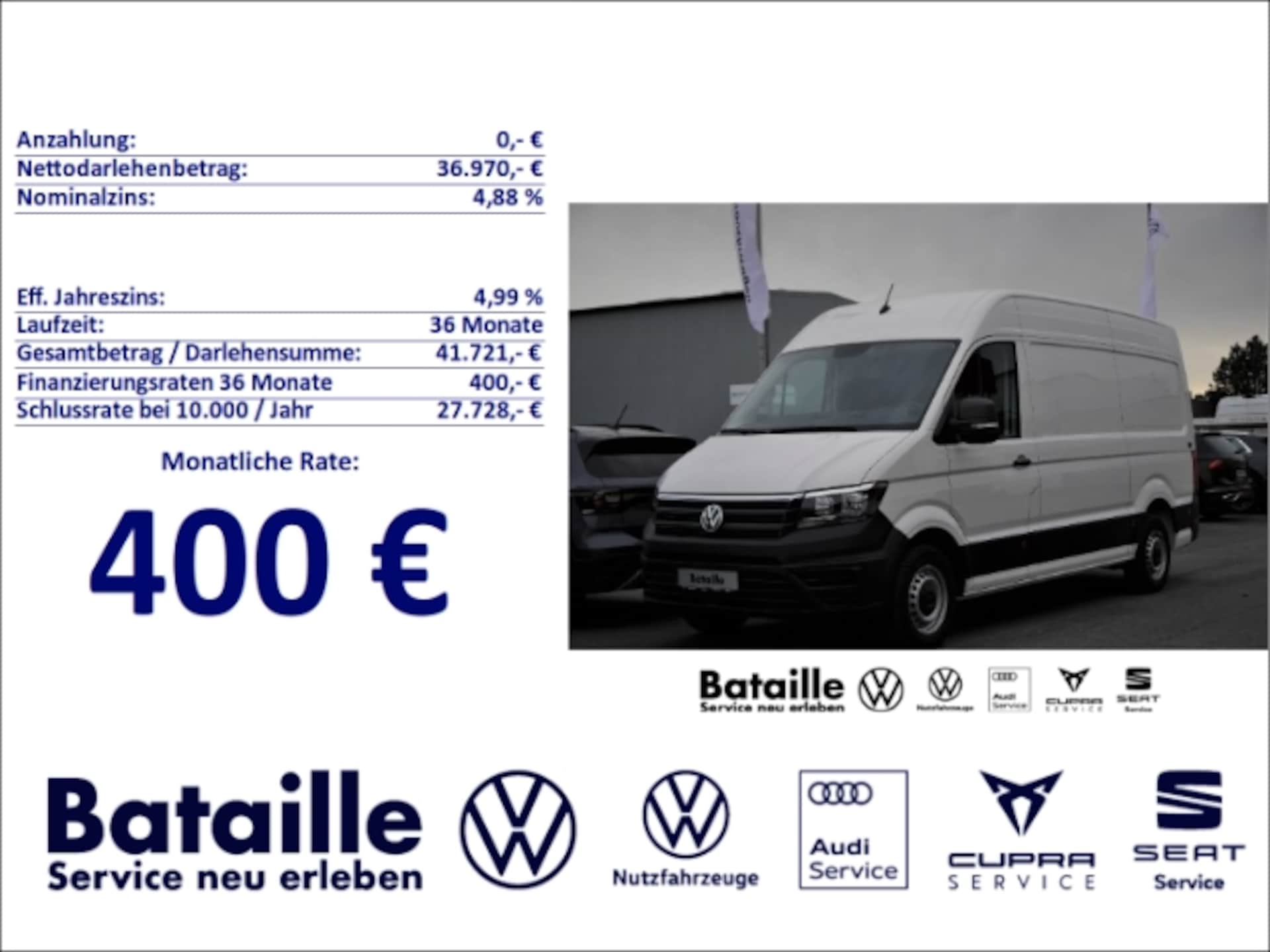 Volkswagen Crafter Kasten mittlerer Radstand