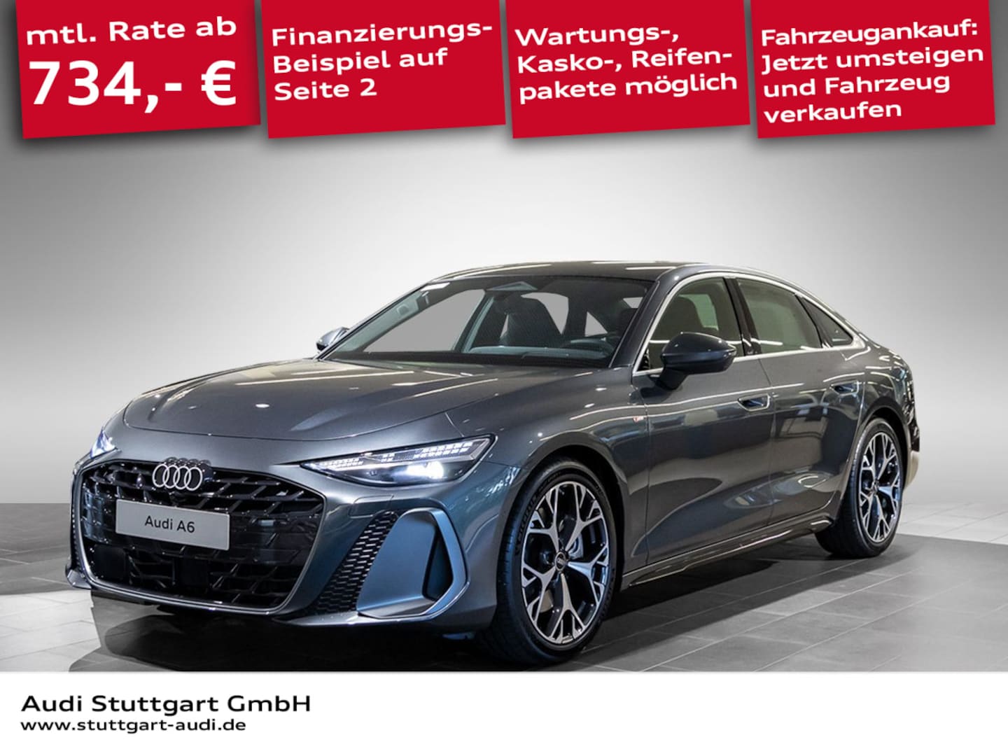 Bild über Audi A6 Limousine TDI quattro 150 kW S tronic - für weitere Informationen kontaktieren Sie den Audi Partner