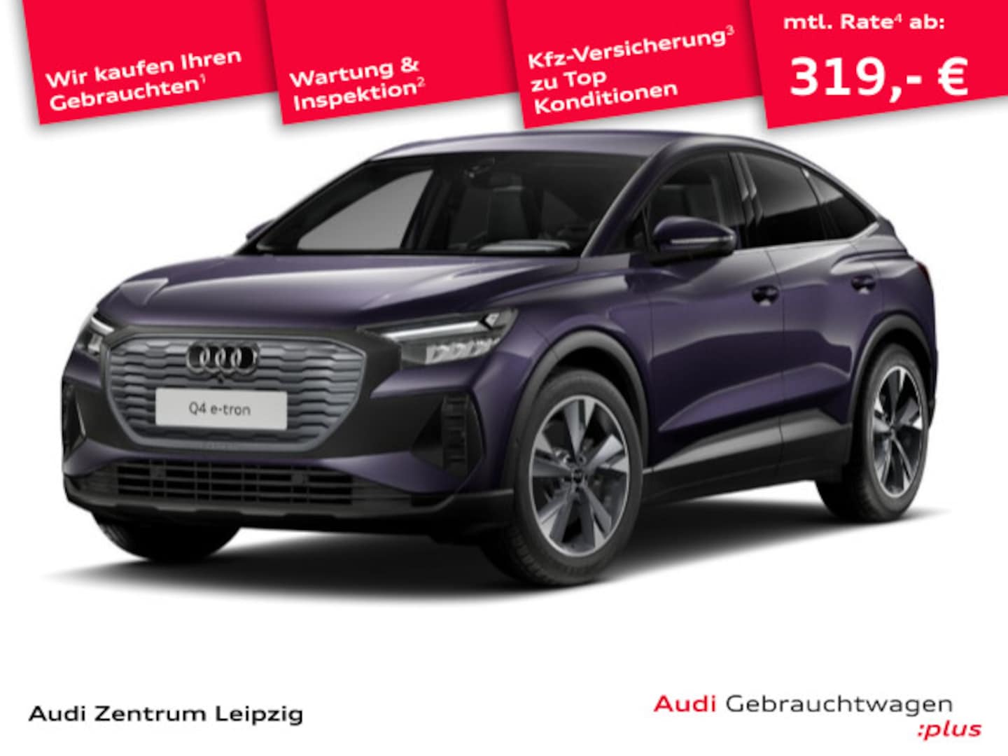 Bild über Audi Q4 Sportback e-tron 40 e-tron - für weitere Informationen kontaktieren Sie den Audi Partner