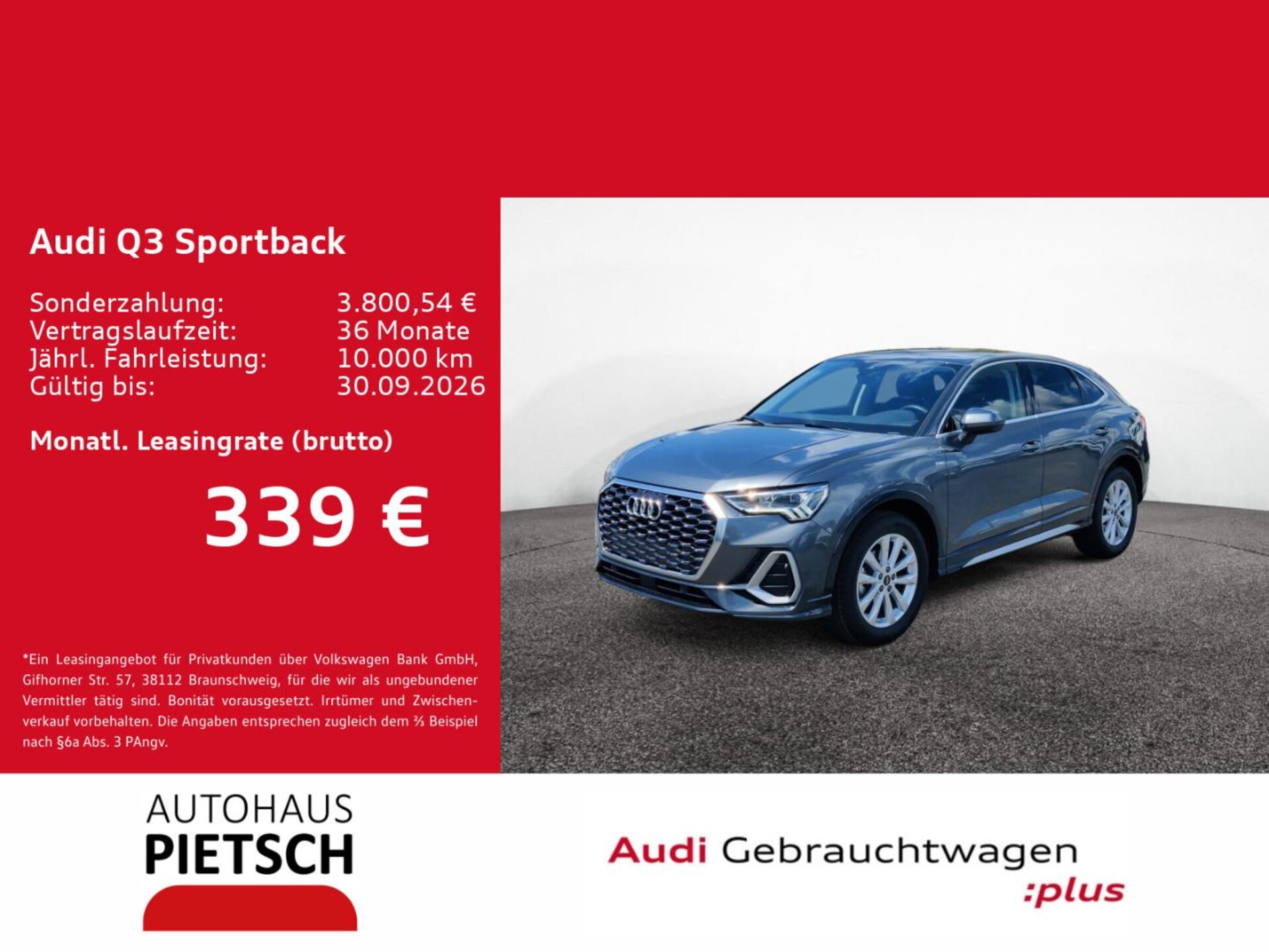 Audi Q3 Sportback S line