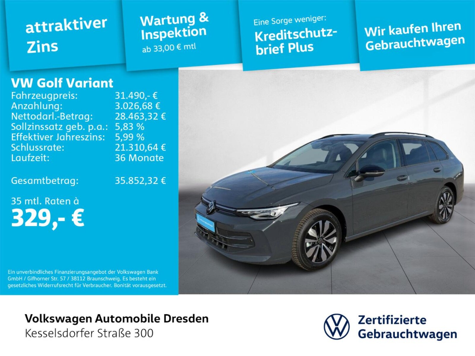 Volkswagen Golf Variant – Bild 2