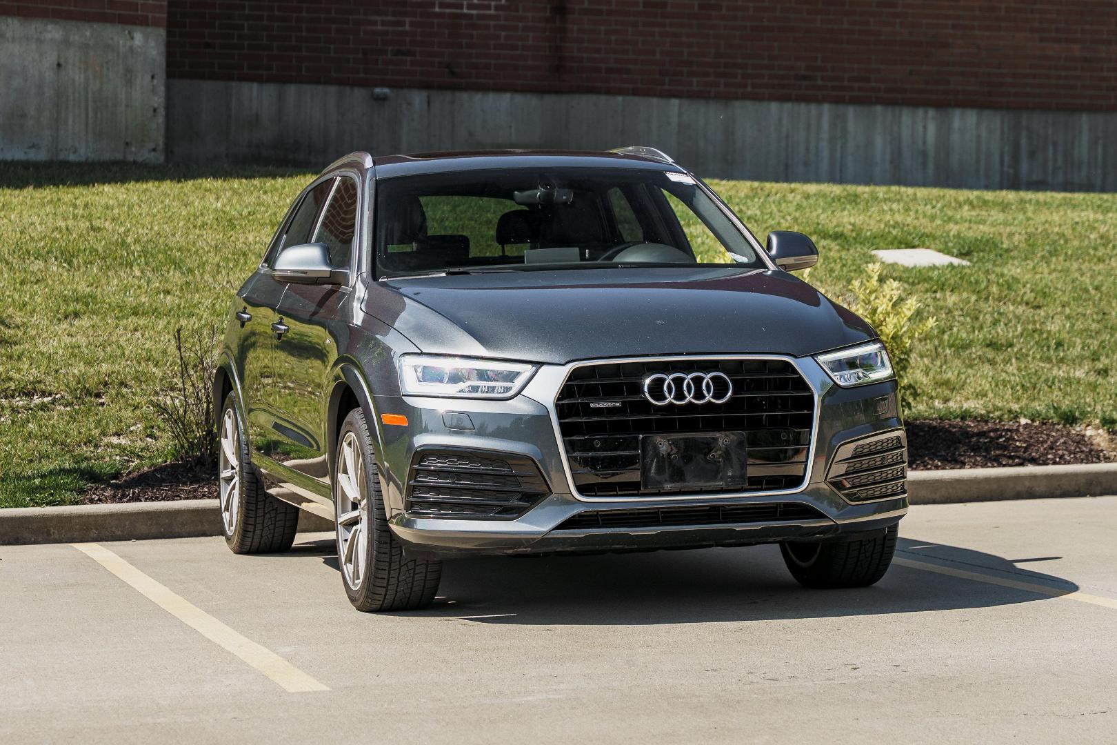 Used 2018 Audi Q3 Premium Plus with VIN WA1JCCFS4JR003903 for sale in Kirkwood, MO