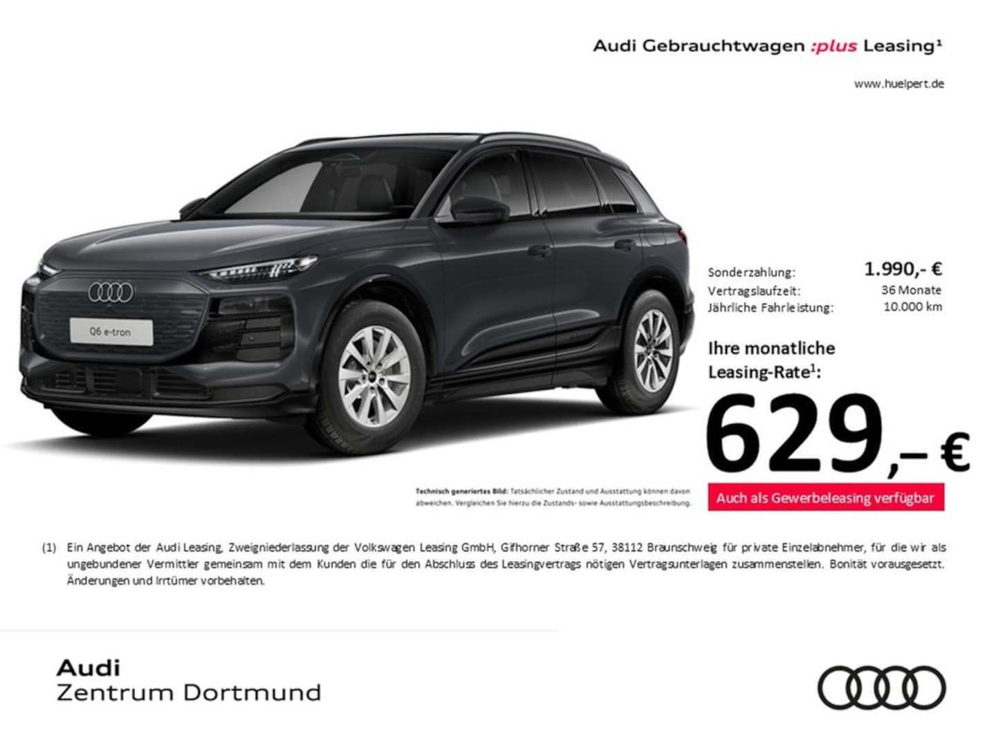 Bild über Audi Q6 SUV e-tron e-tron quattro - für weitere Informationen kontaktieren Sie den Audi Partner