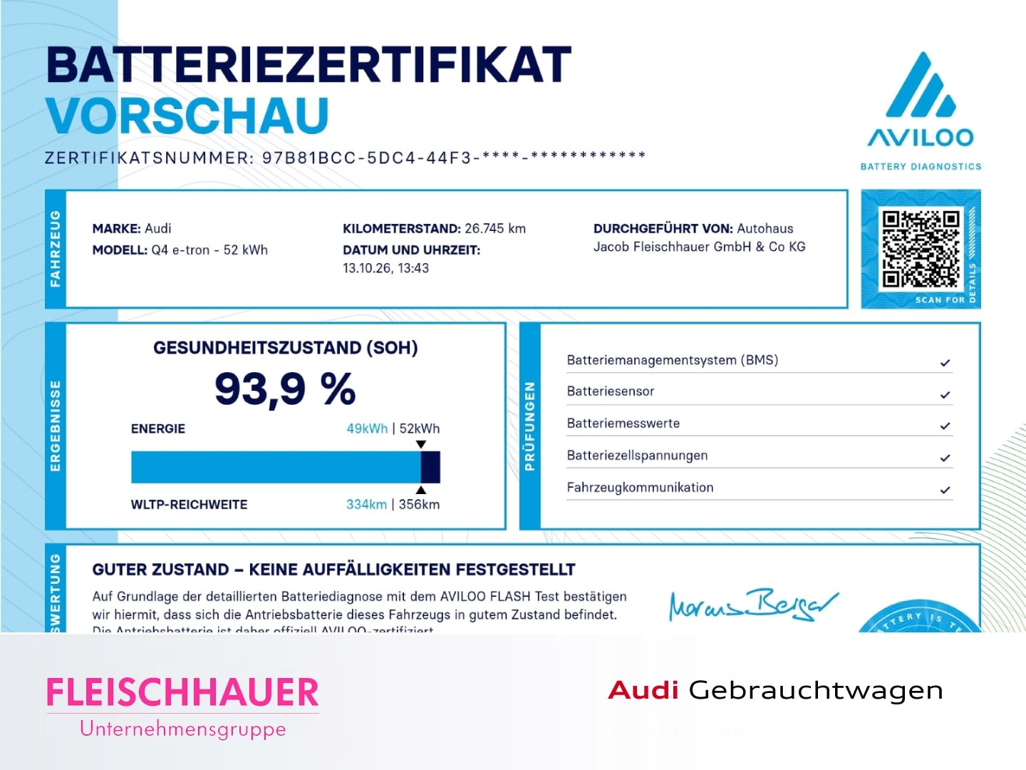 Bild über - für weitere Informationen kontaktieren Sie den Audi Partner