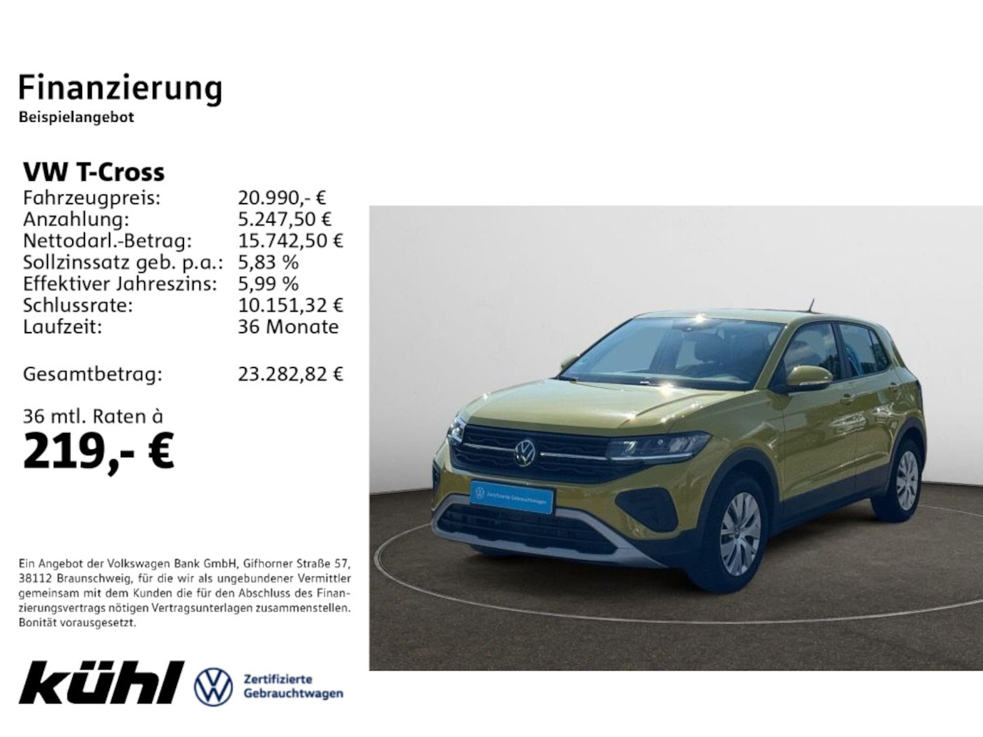 Volkswagen T-Cross 2026