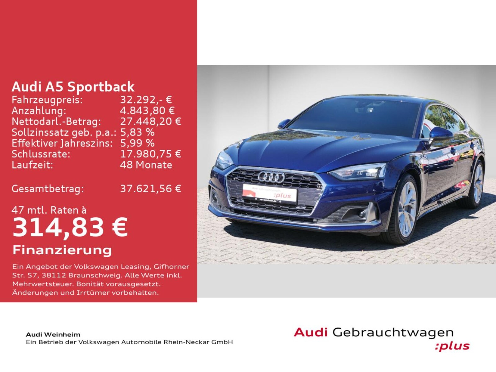 Audi A5 Sportback – Bild 2