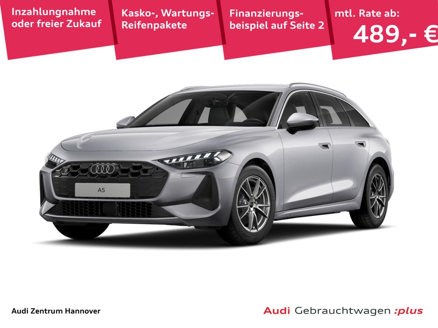 Bild über Audi A5 Avant TFSI 110 kW S tronic - für weitere Informationen kontaktieren Sie den Audi Partner
