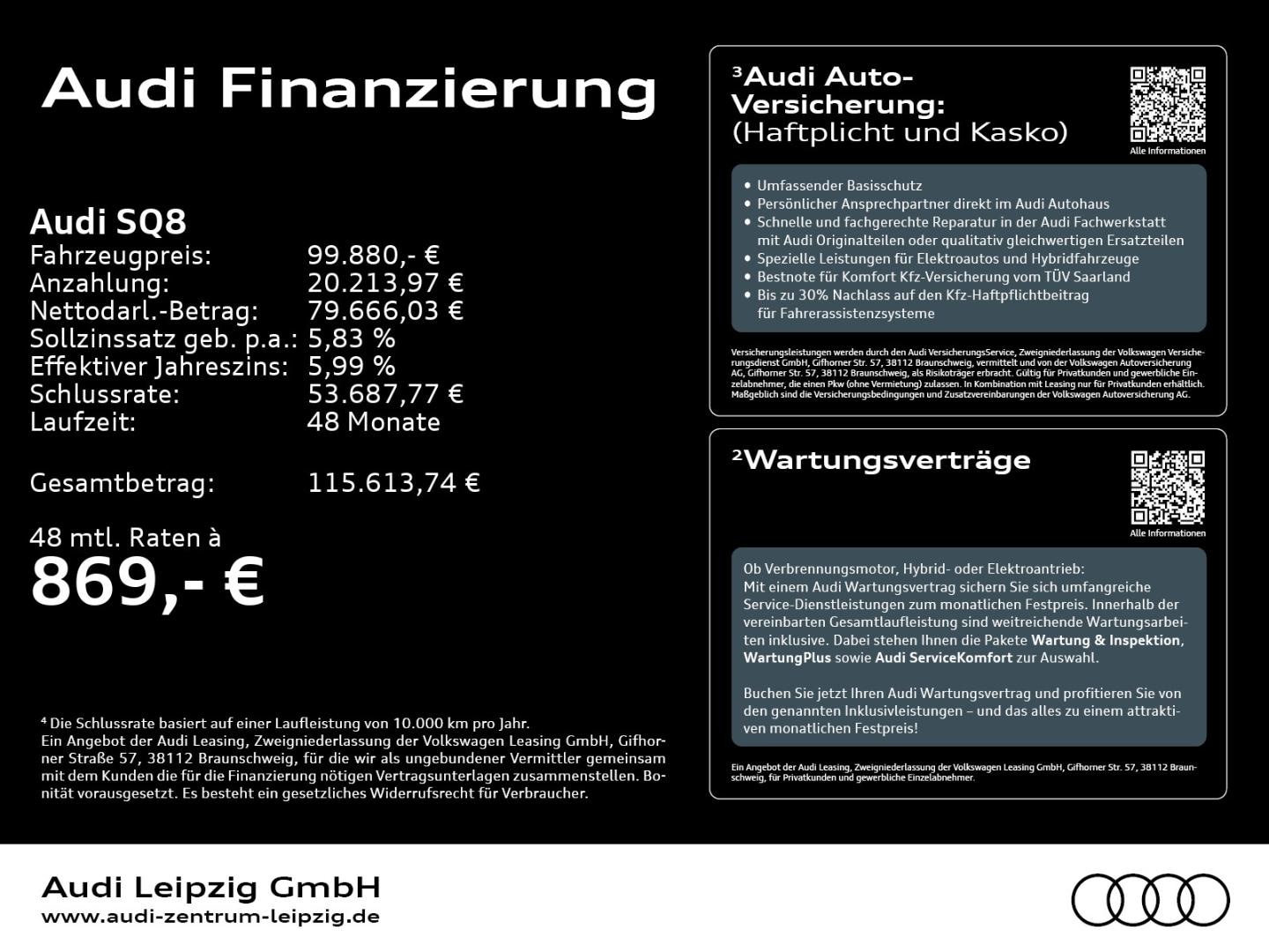 Bild über Audi SQ8 SUV TFSI quattro tiptronic - für weitere Informationen kontaktieren Sie den Audi Partner