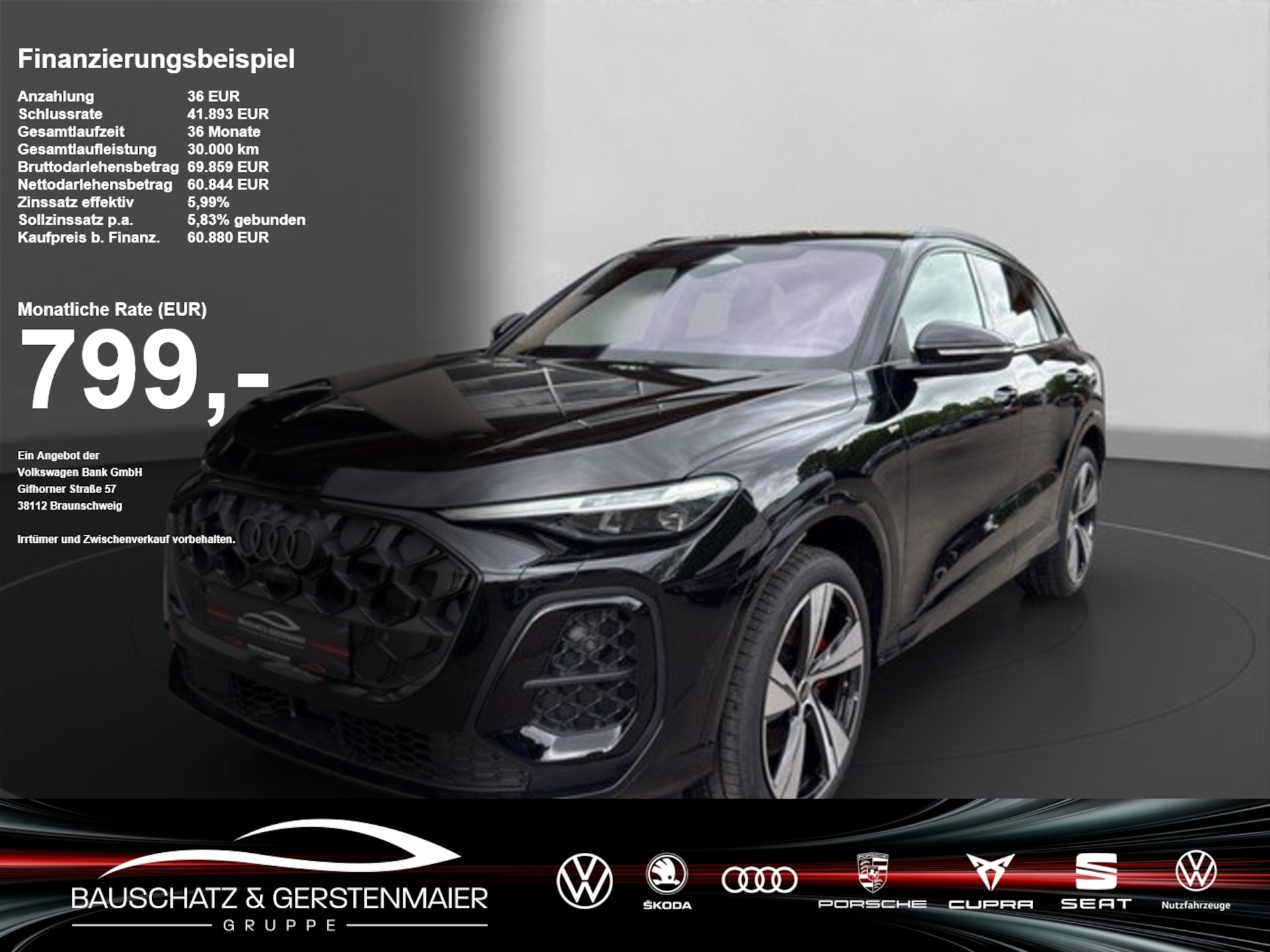 Audi Q5 SUV edition one