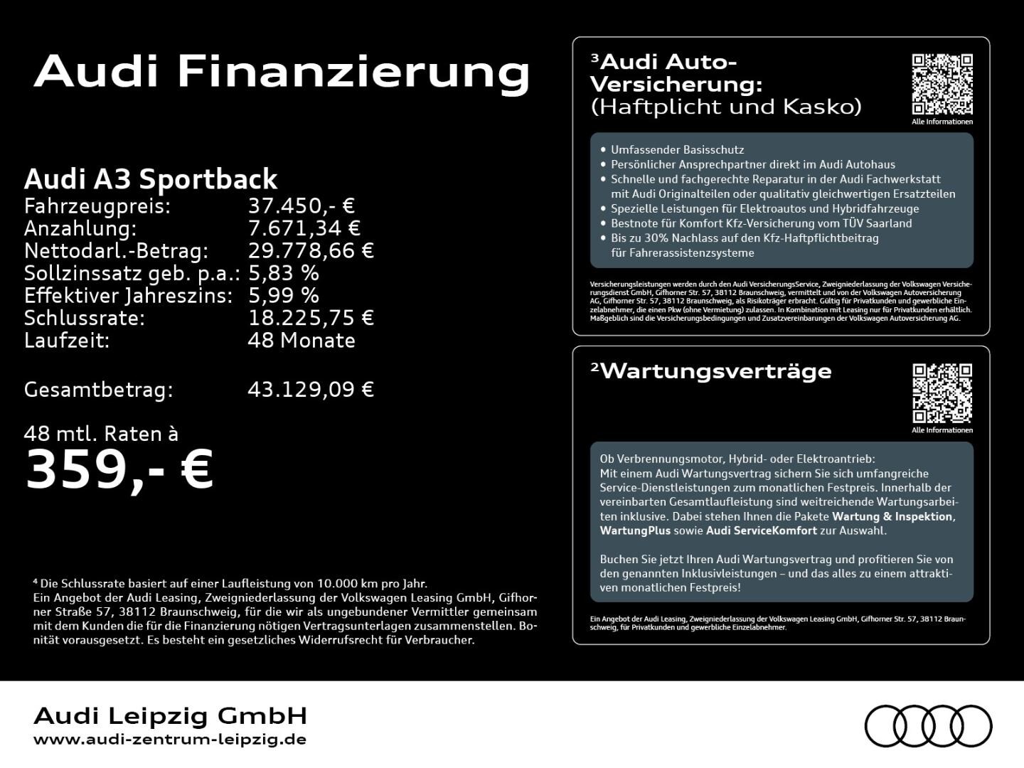 Bild über Audi A3 Sportback advanced 35 TFSI S tronic - für weitere Informationen kontaktieren Sie den Audi Partner