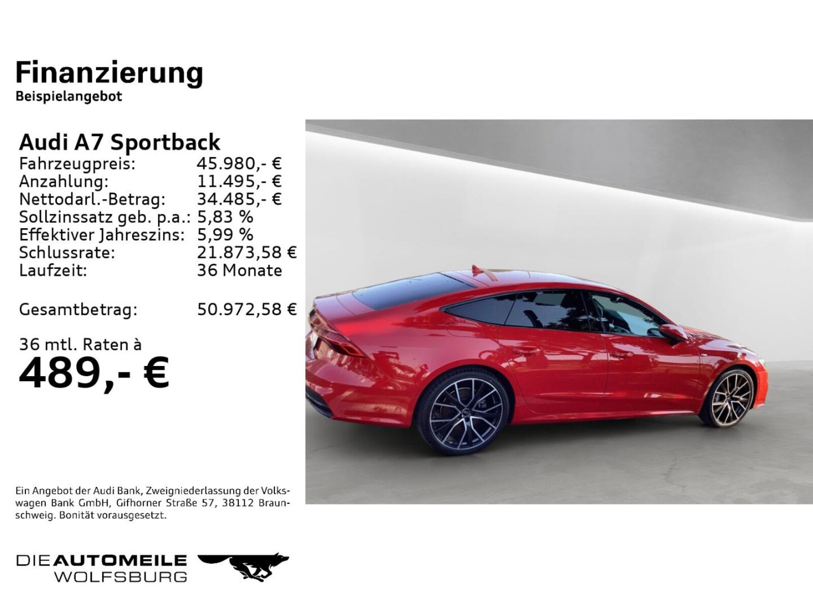 Audi A7 Sportback – Bild 2