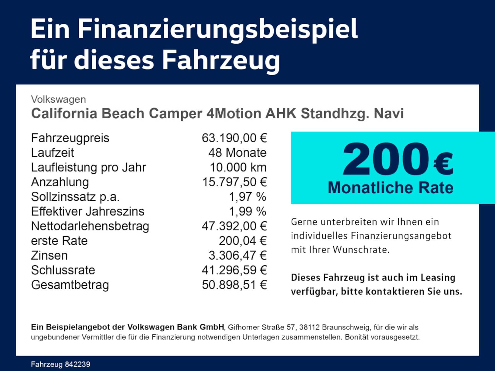 Volkswagen California Beach Camper