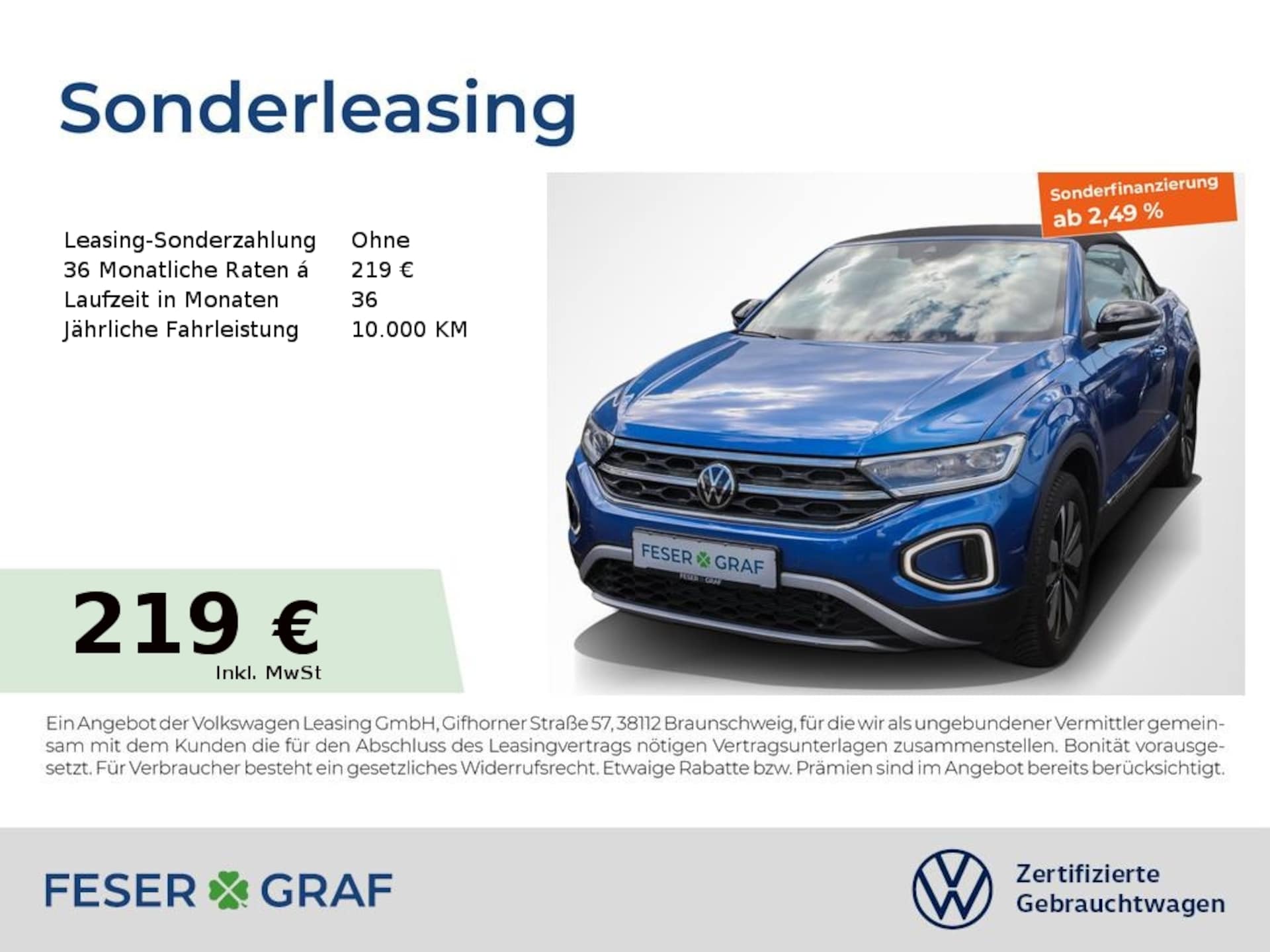 Volkswagen T-Roc Cabriolet Style