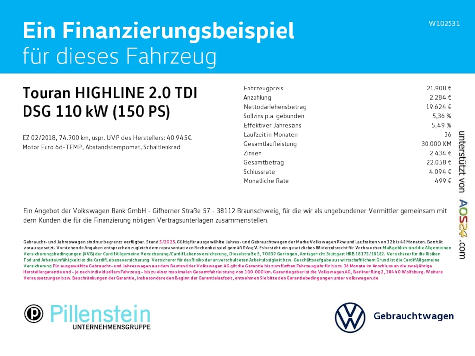 Volkswagen Touran Highline