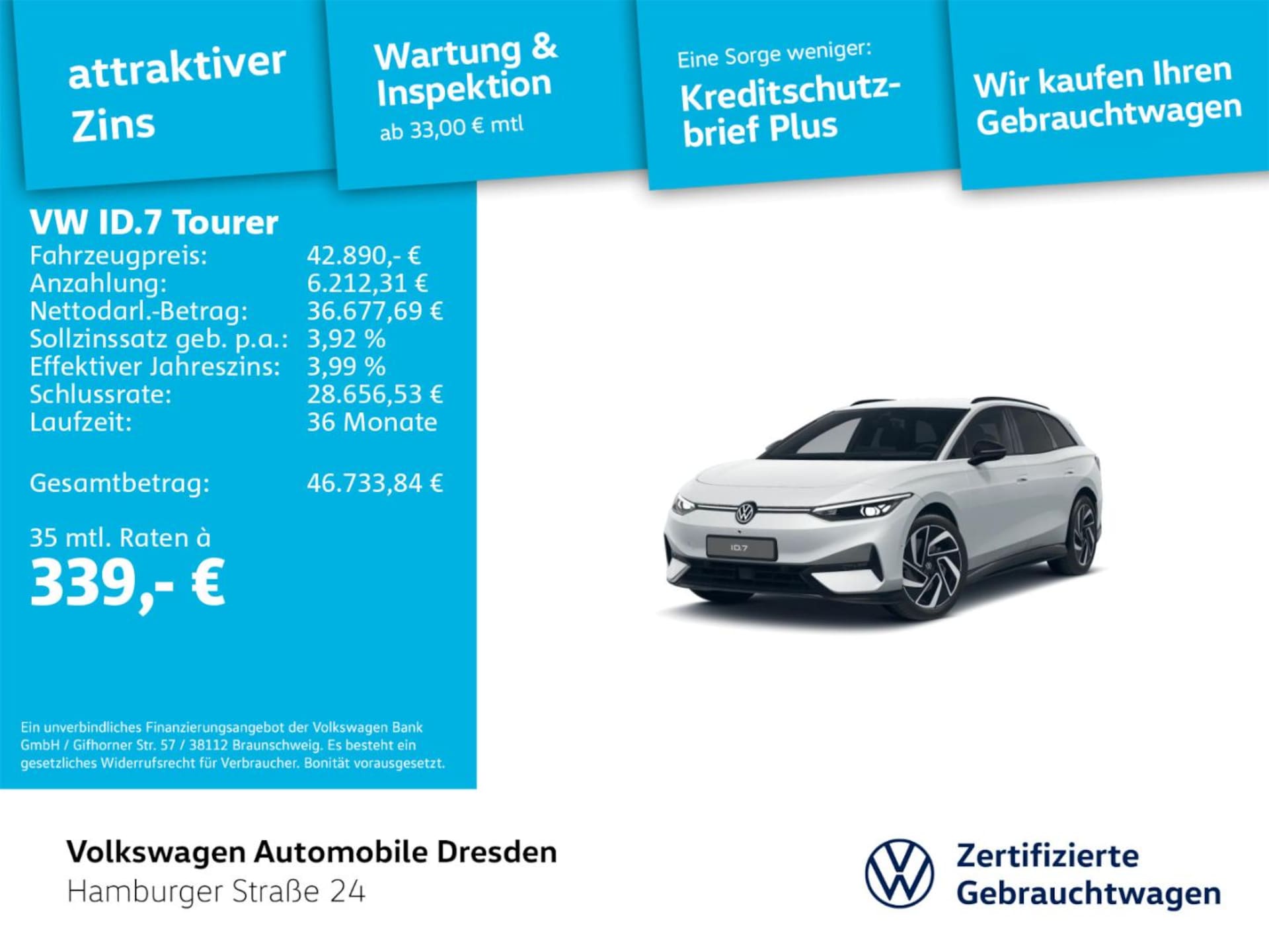 Volkswagen ID.7 Tourer Pro