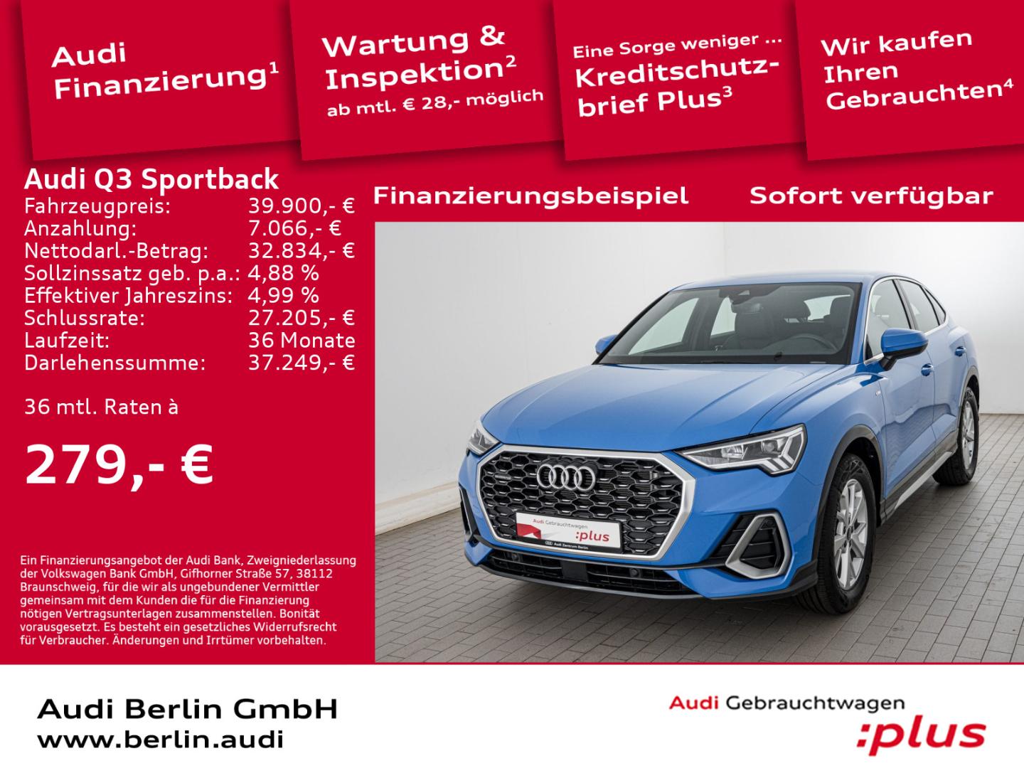 Image about Audi Q3 Sportback S line 45 TFSI quattro S tronic