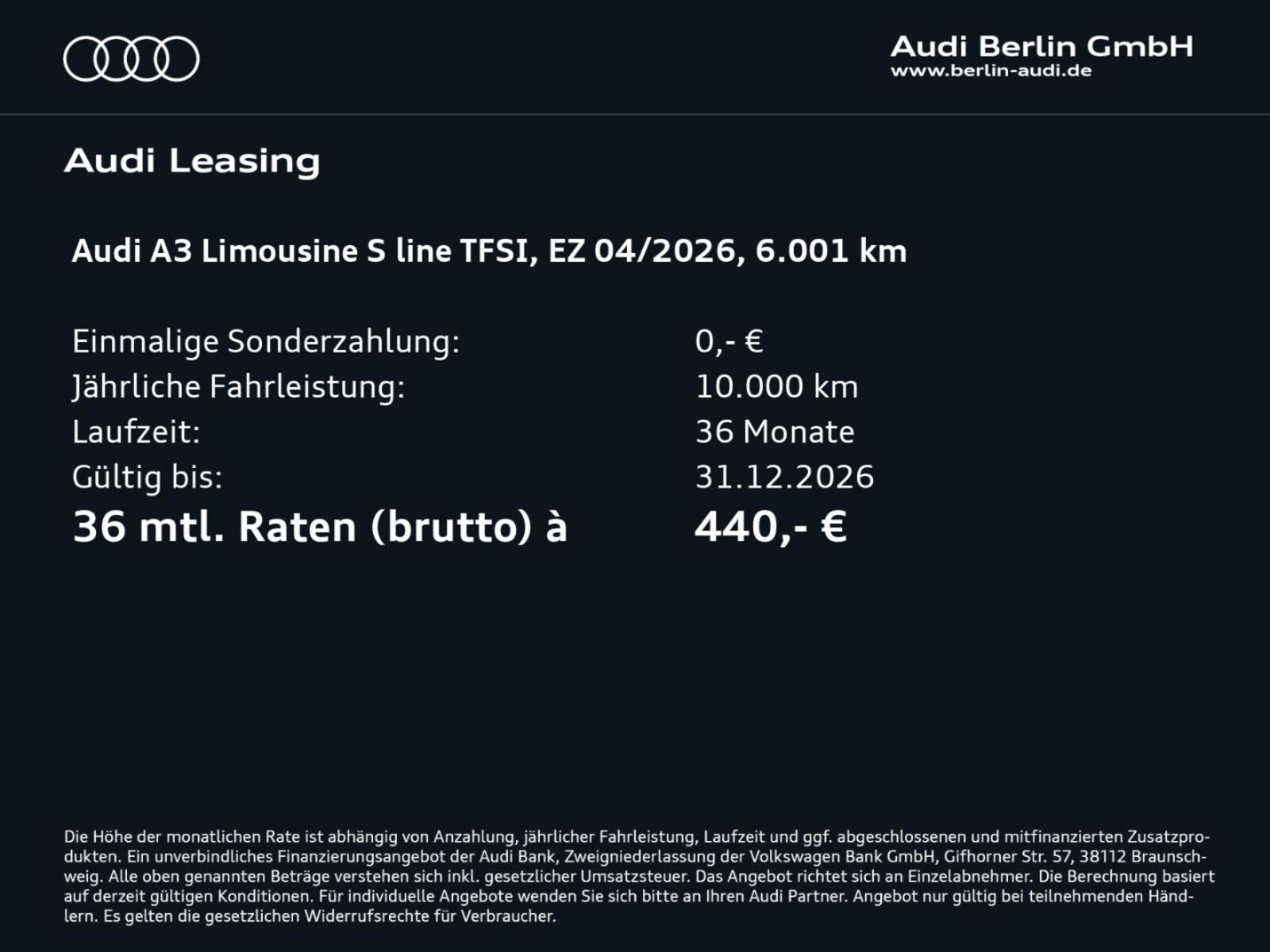 Audi A3 Limousine – Bild 4