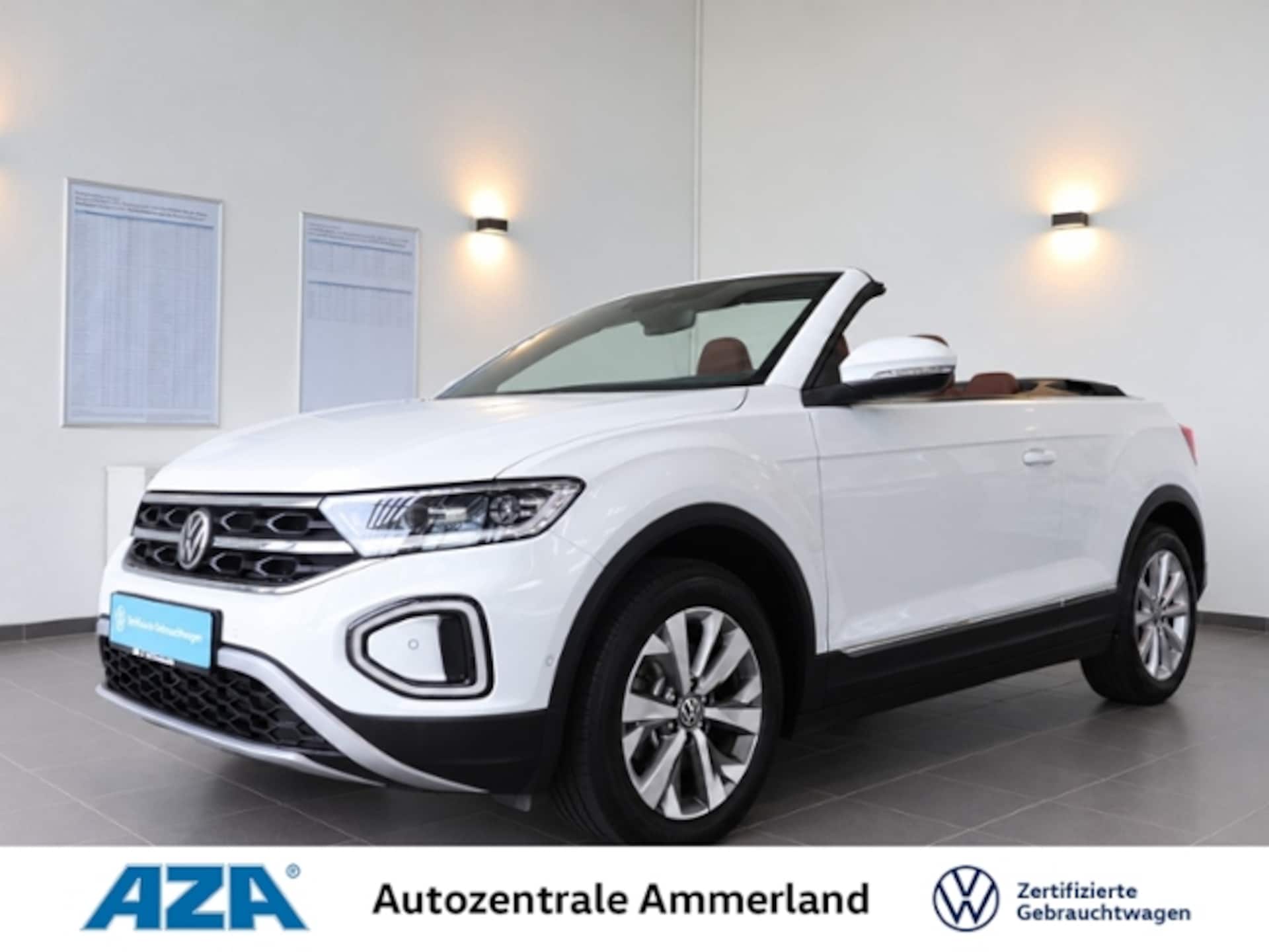 Volkswagen T-Roc Cabriolet — Volkswagen T-Roc Cabriolet 1.5 TSI DSG | Navi | AHK | Leder | Sitzh.| EPH | LED |