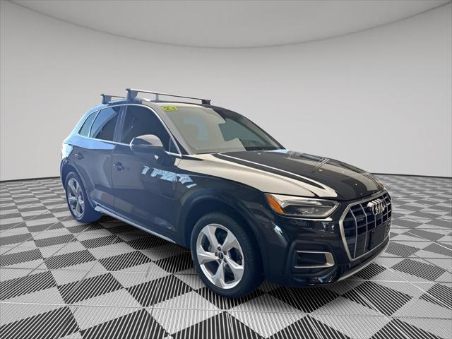 Used 2021 Audi Q5 Premium Plus with VIN WA1BAAFY0M2005146 for sale in Kansas City