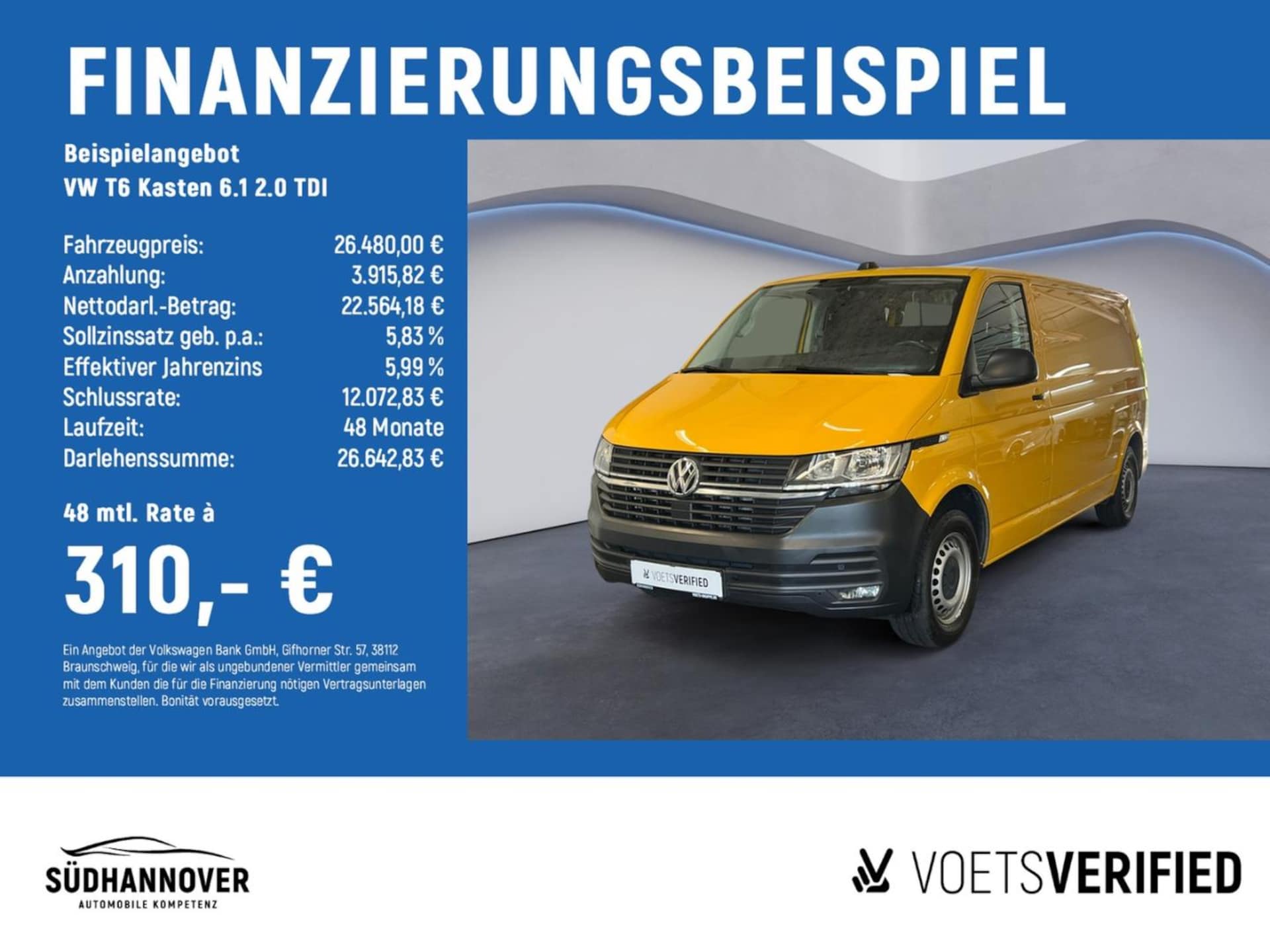 Volkswagen T6.1 Transporter Kasten langer Radstand EcoProfi