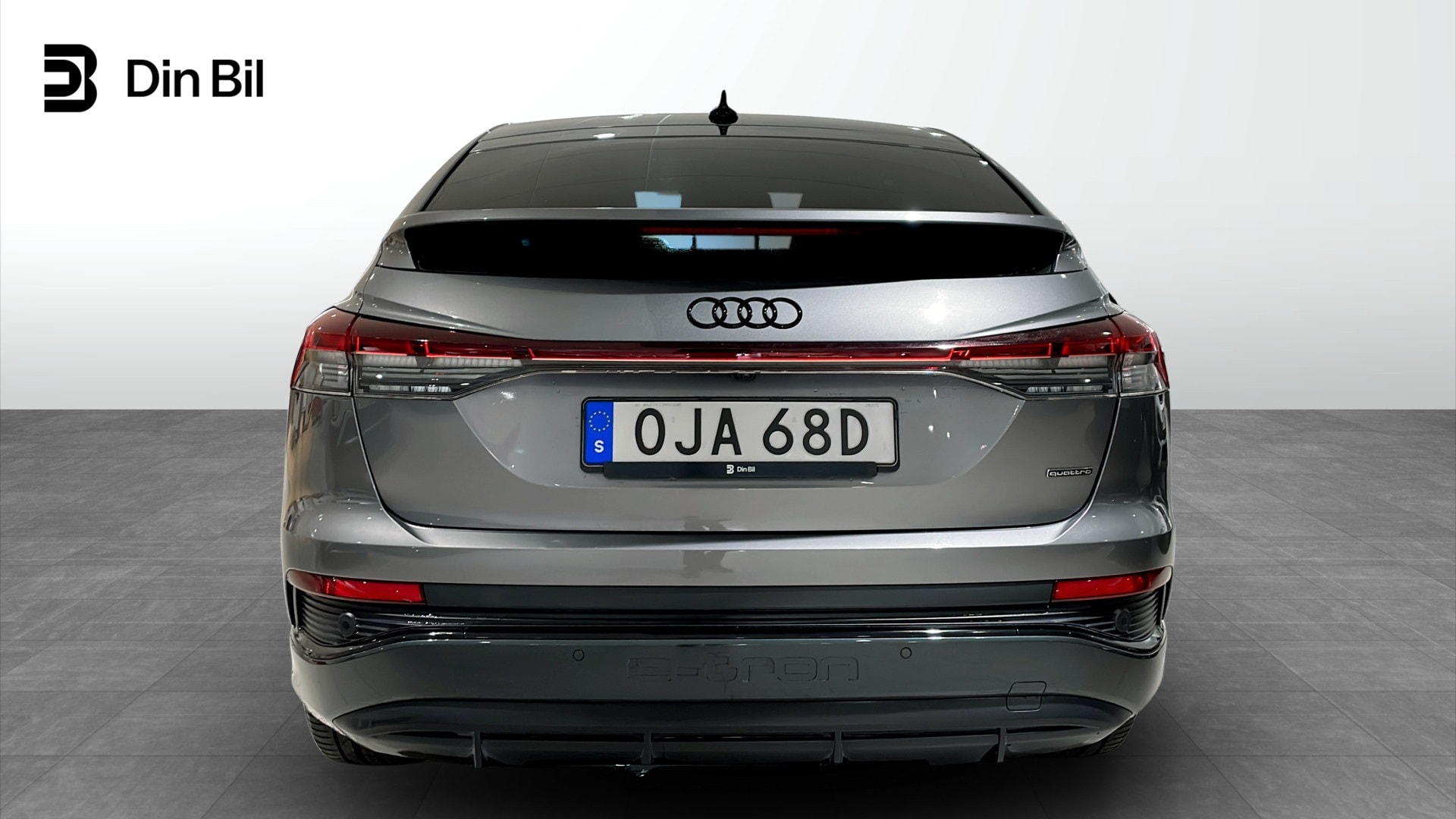 Bild som visar Audi Q4 Sportback e-tron Q4 Sportback 55 e-tron quattro S line 250,00 kW - för mer information kontakta din Audi Partner