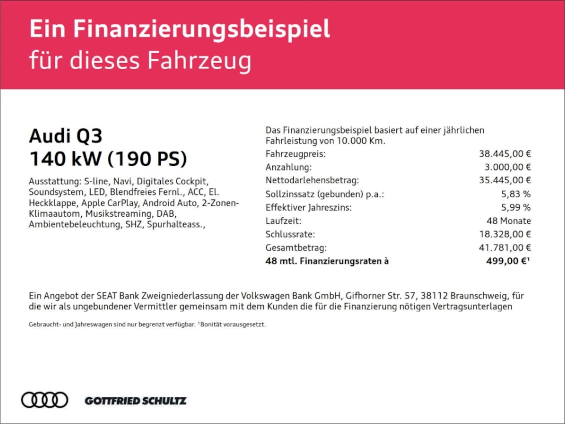 Audi Q3 SUV S line