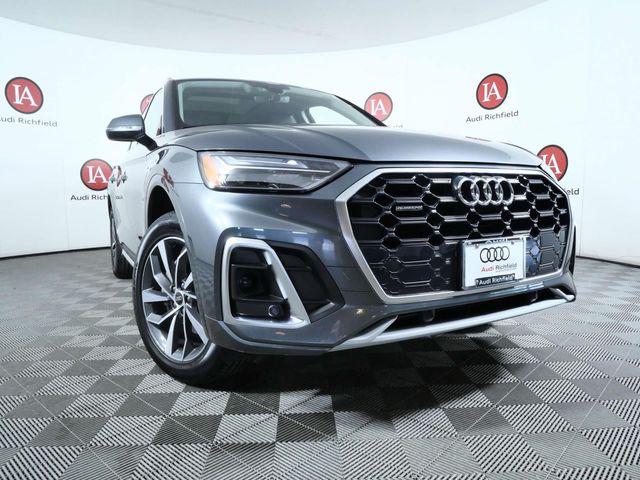 Used 2023 Audi Q5 Premium with VIN WA1GAAFY9P2189707 for sale in Richfield, Minnesota