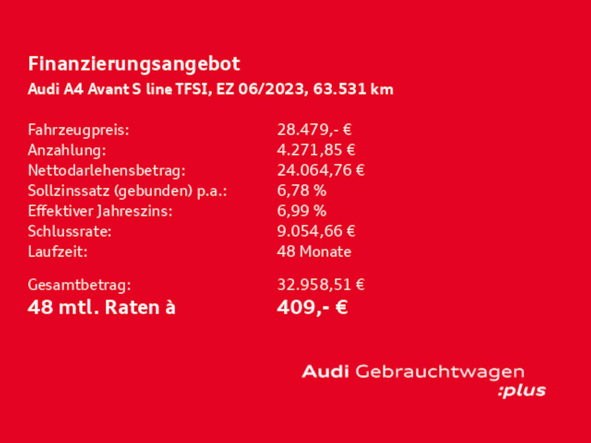 Audi A4 Avant S line