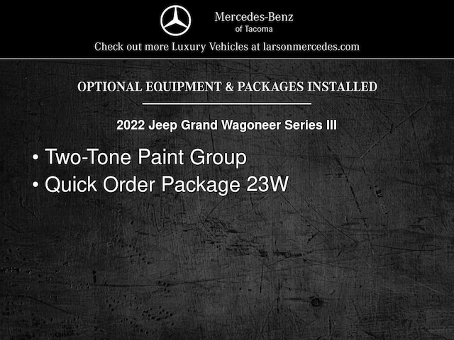 2022 Jeep Grand Wagoneer
