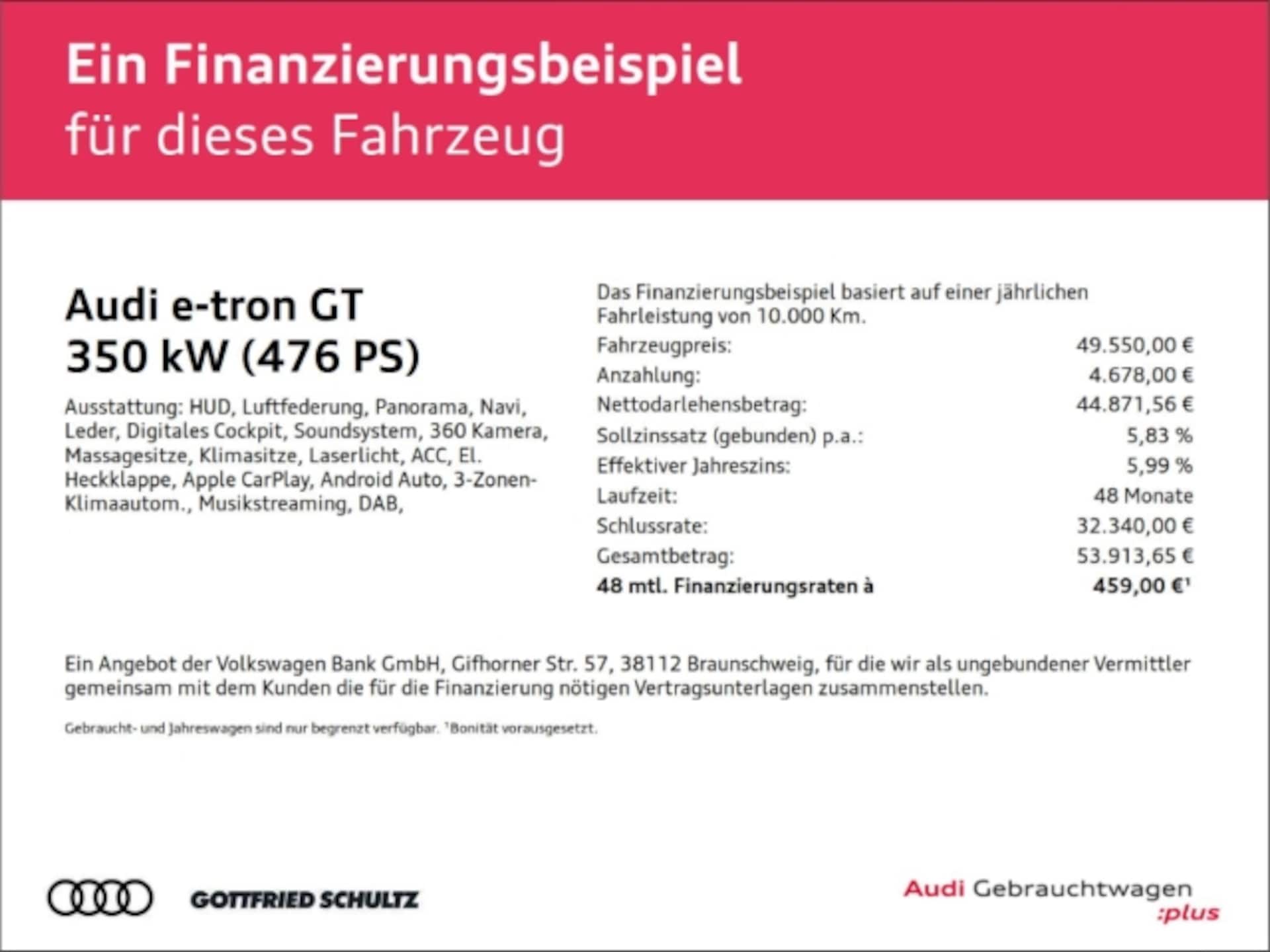 Audi e-tron GT quattro