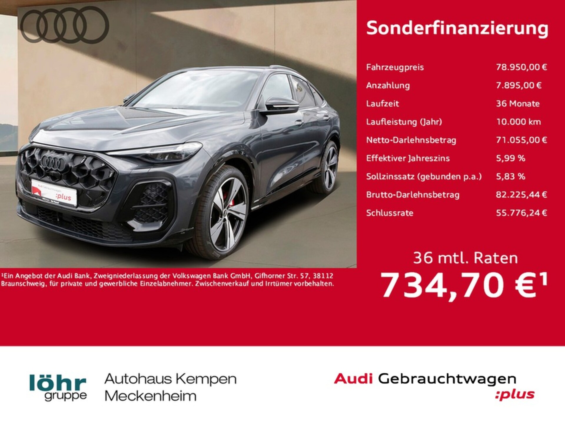 Audi SQ5 Sportback edition one