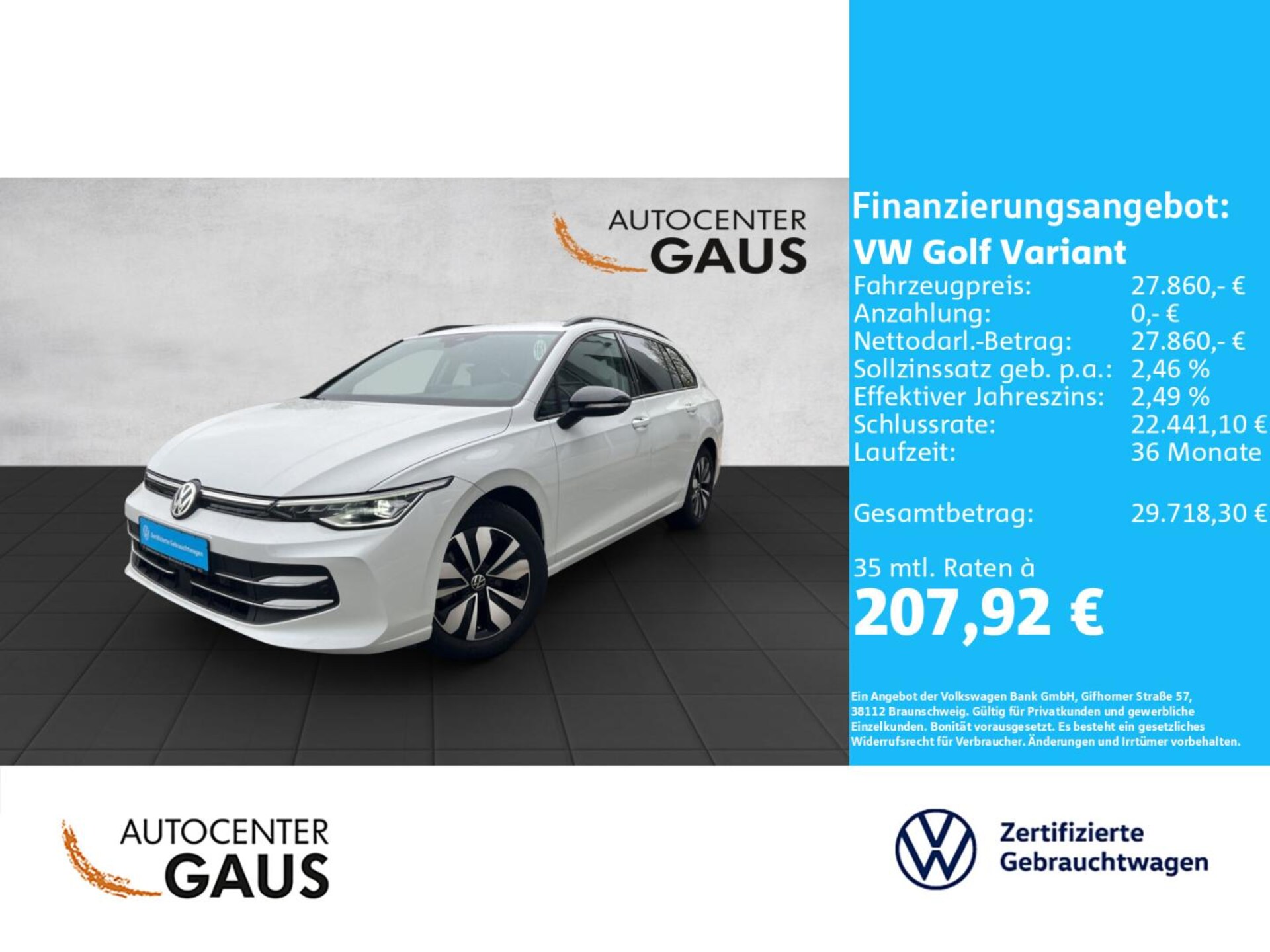 Volkswagen Golf Variant Goal
