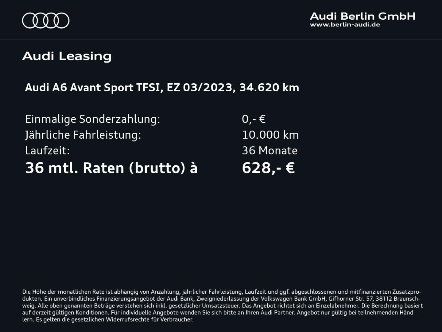 Bild über Audi A6 Avant sport 45 TFSI quattro S tronic - für weitere Informationen kontaktieren Sie den Audi Partner