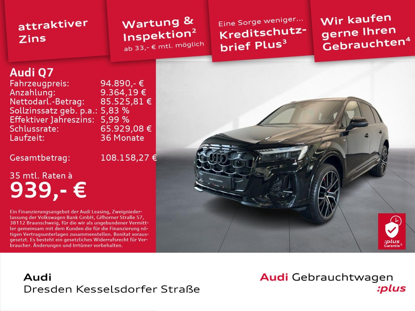 Bild über Audi Q7 SUV S line business TDI quattro 210 kW tiptronic - für weitere Informationen kontaktieren Sie den Audi Partner