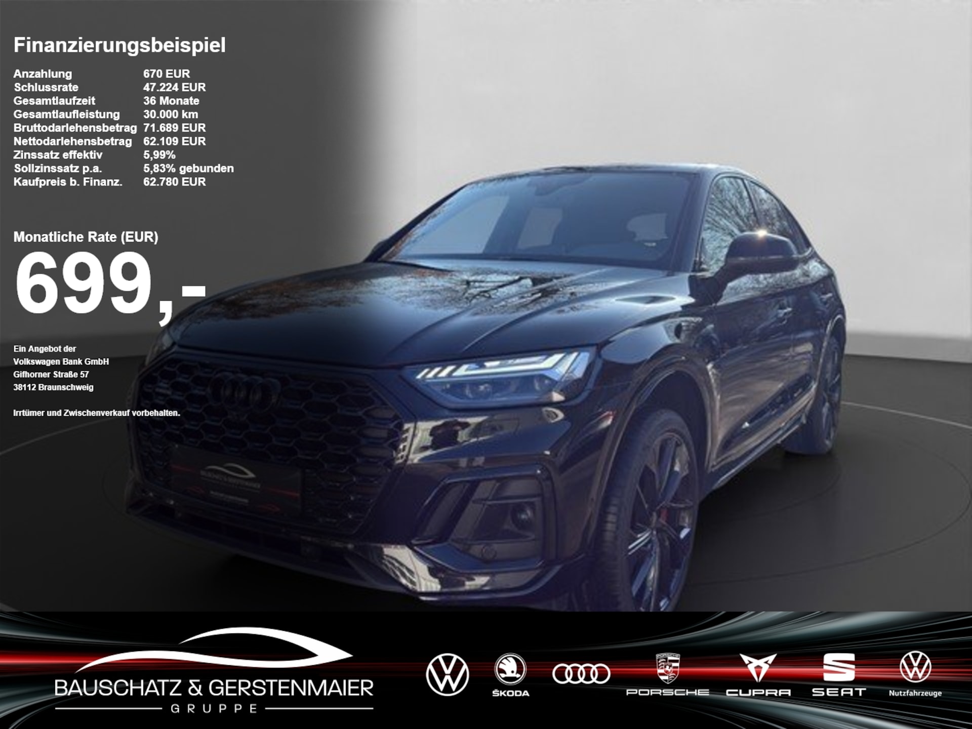 Audi Q5 Sportback S line