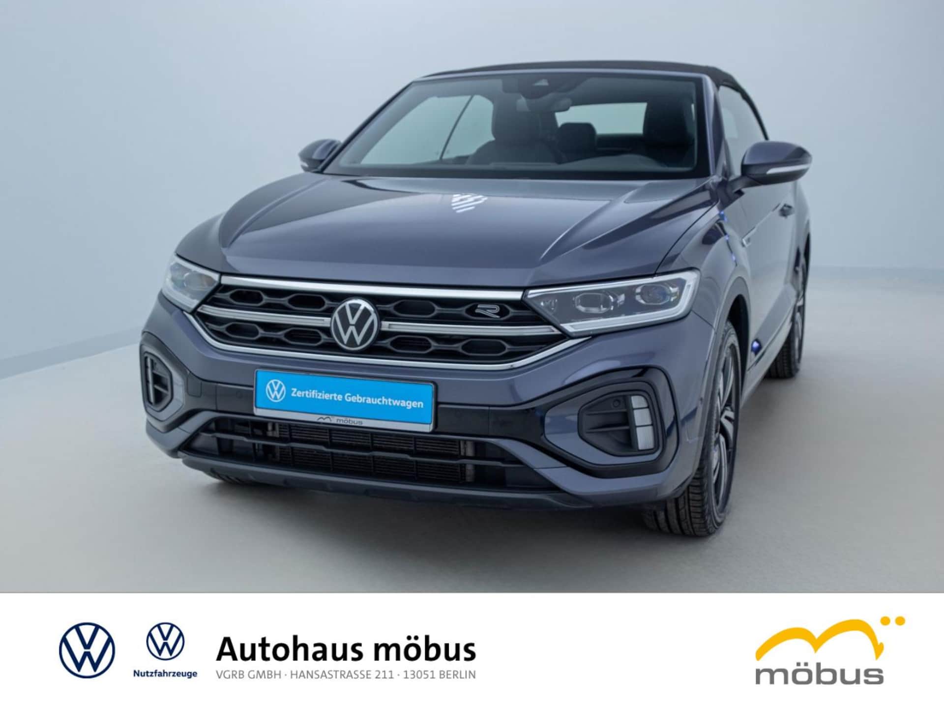 Volkswagen T-Roc Cabriolet 2023 — T-Roc Cabriolet 1.5 TSI R-Line DSG*AHK*NAV*MATRIX