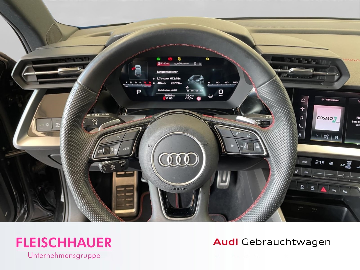 Bild über Audi A3 Sportback S line 35 TDI S tronic - für weitere Informationen kontaktieren Sie den Audi Partner