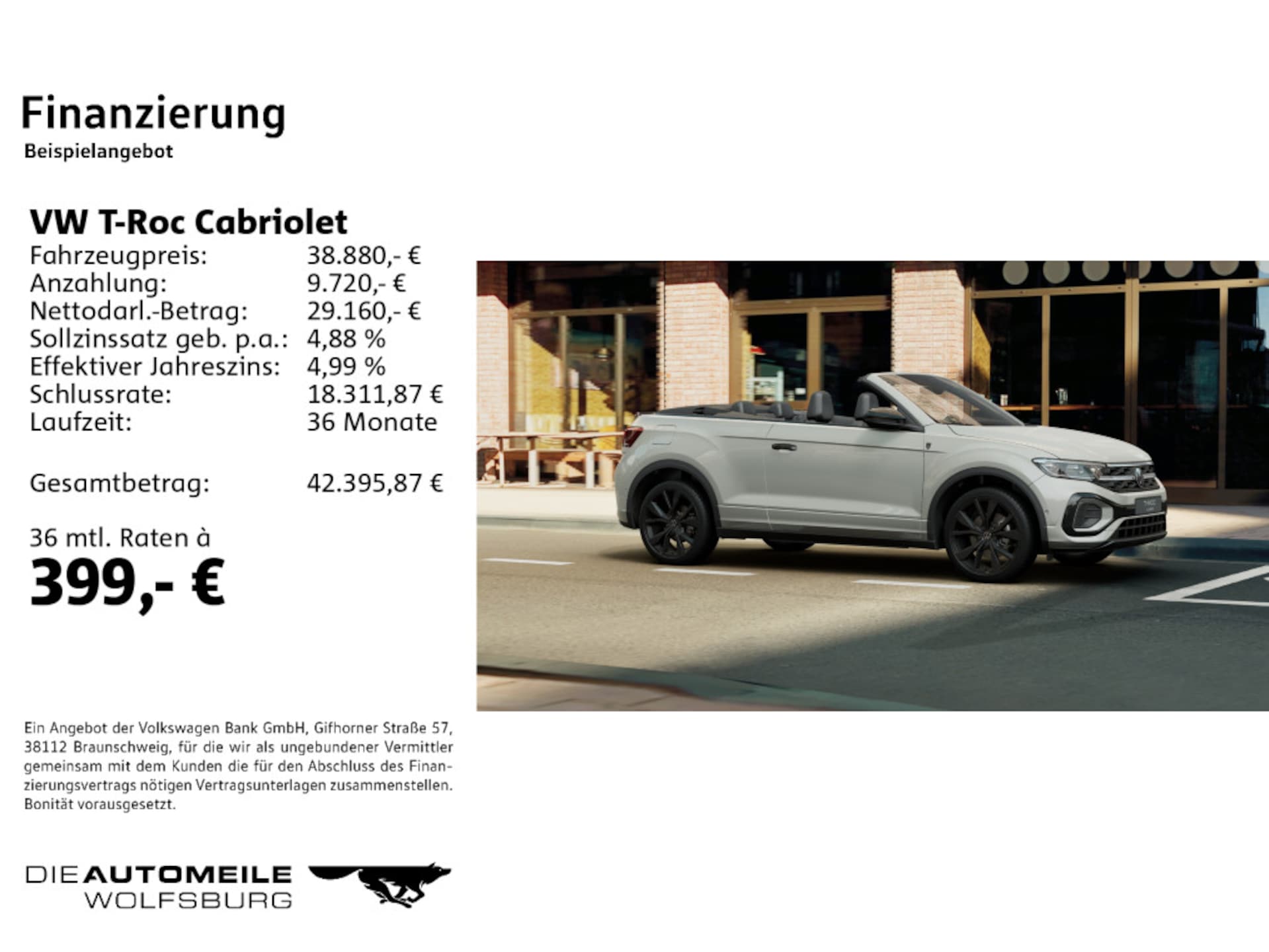 Volkswagen T-Roc Cabriolet R-Line