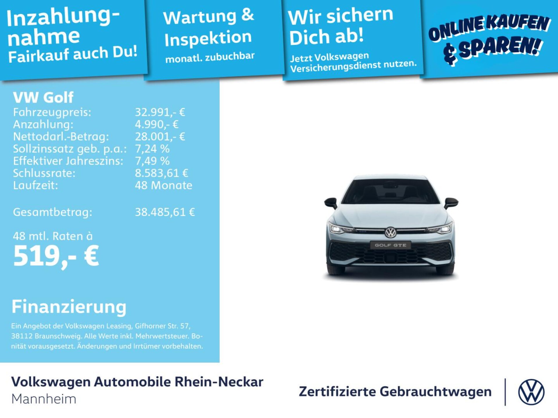 Volkswagen Golf GTE