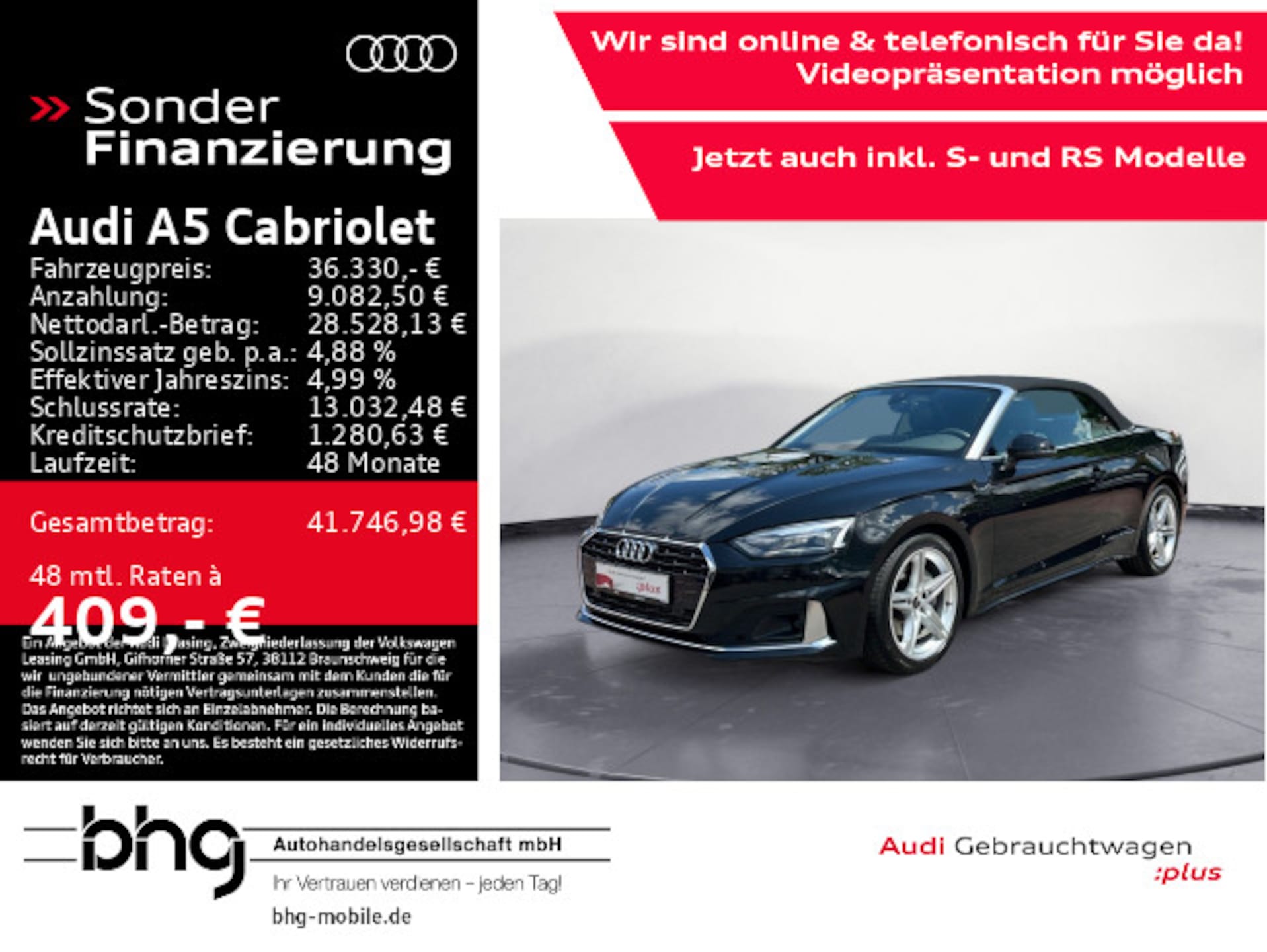 Audi A5 Cabriolet Advanced