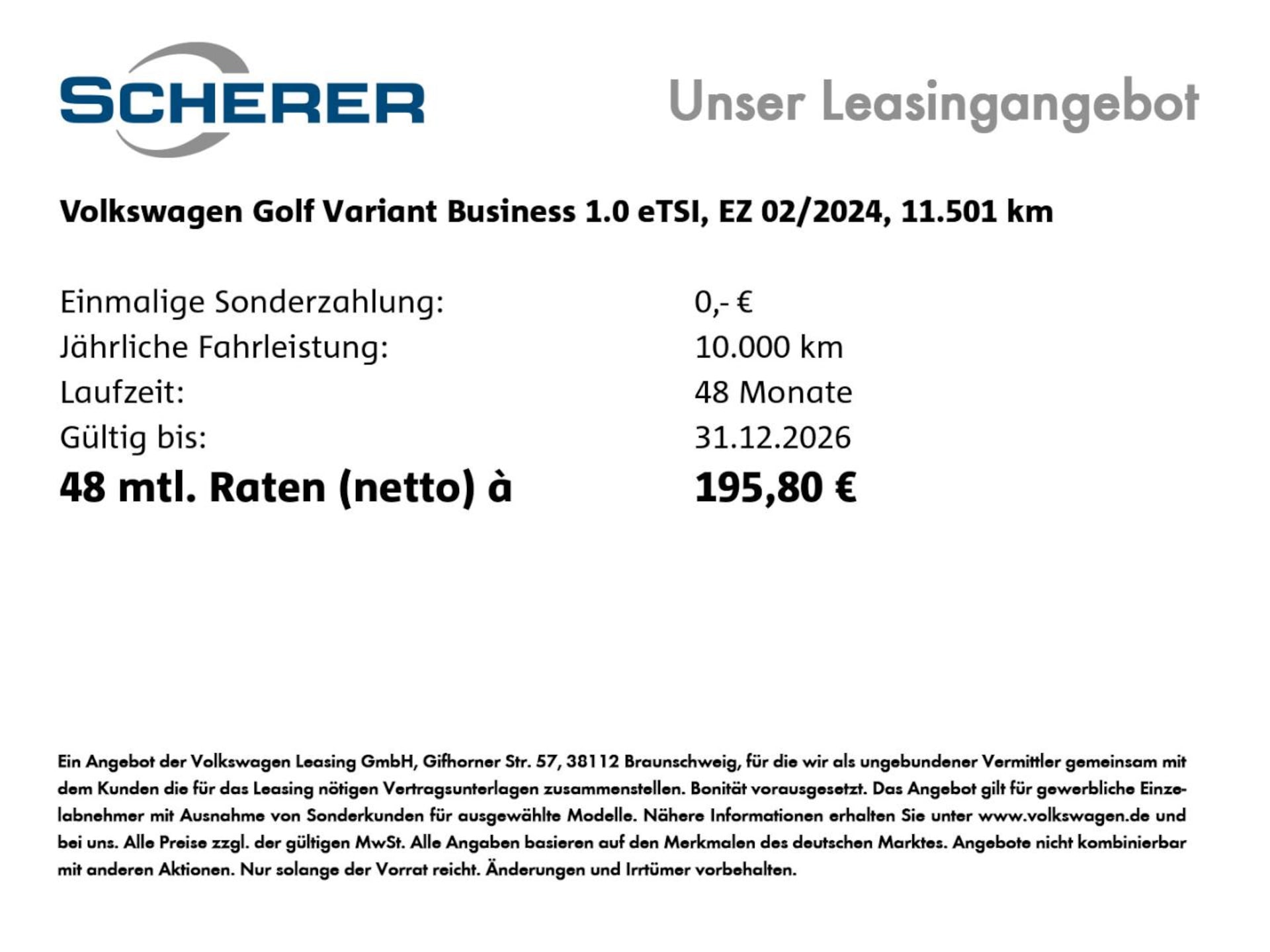 Volkswagen Golf Variant Life