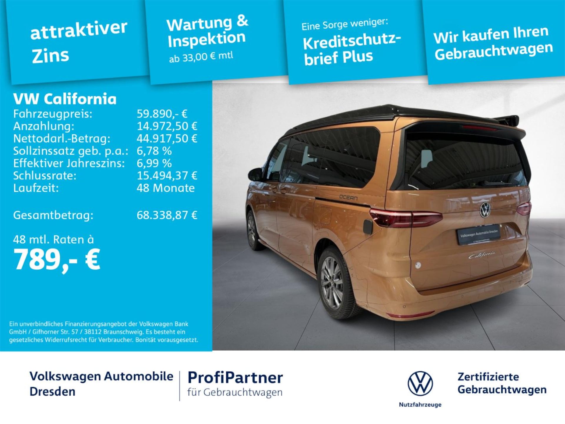 Volkswagen California Ocean