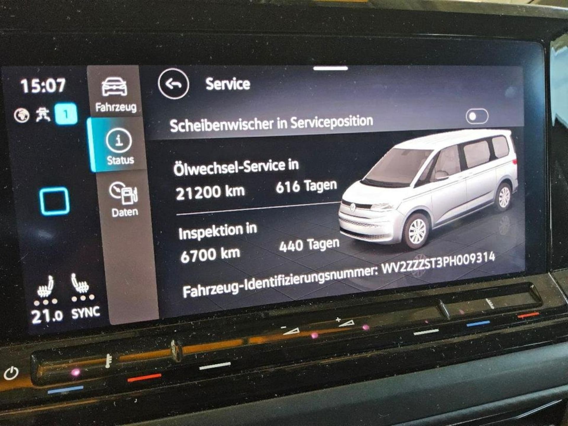 Volkswagen Multivan Langversion Basis-Modell