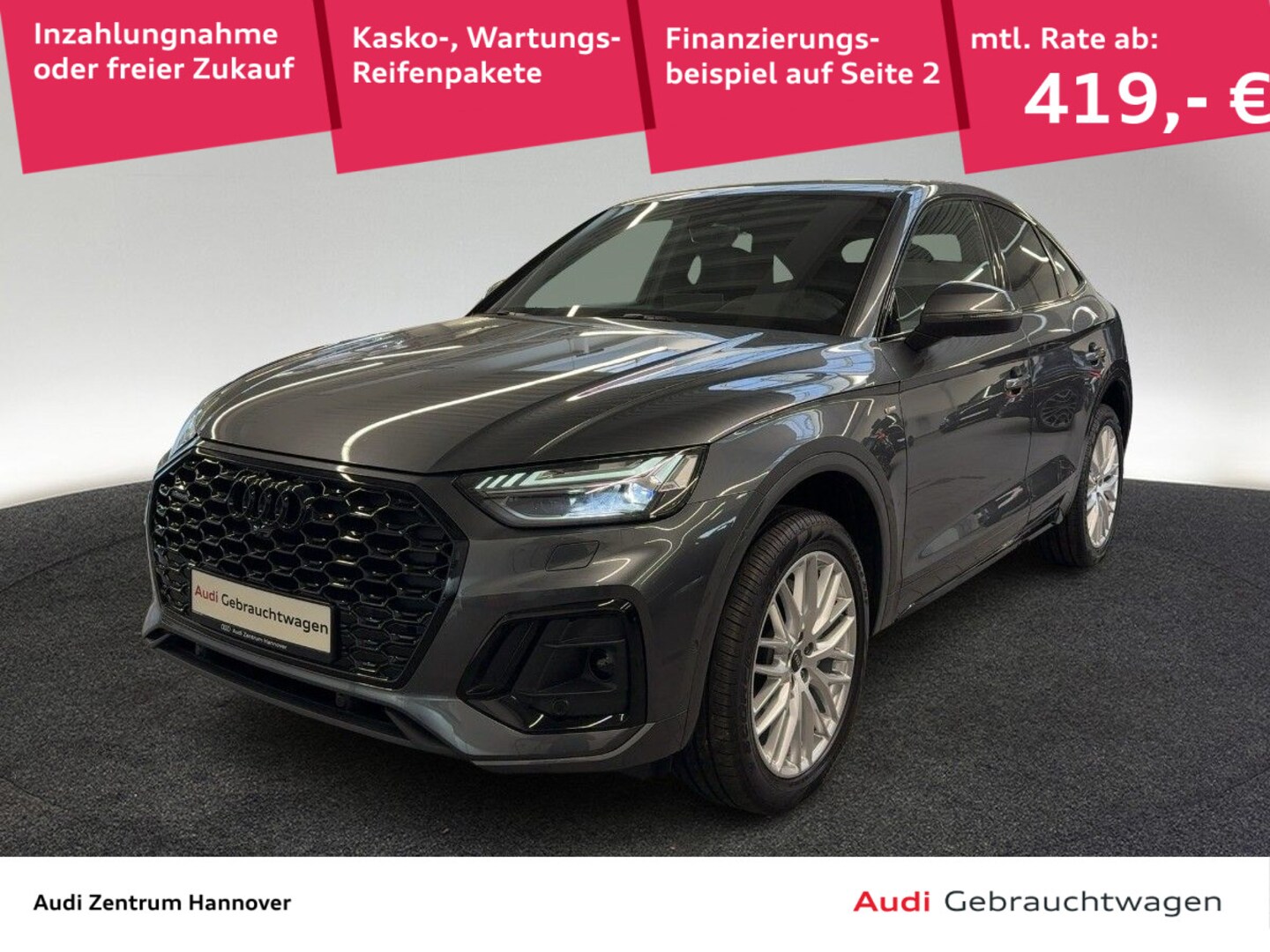 Bild über Audi Q5 Sportback 40 TDI quattro S tronic - für weitere Informationen kontaktieren Sie den Audi Partner